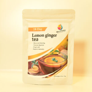 Home lemon ginger tea