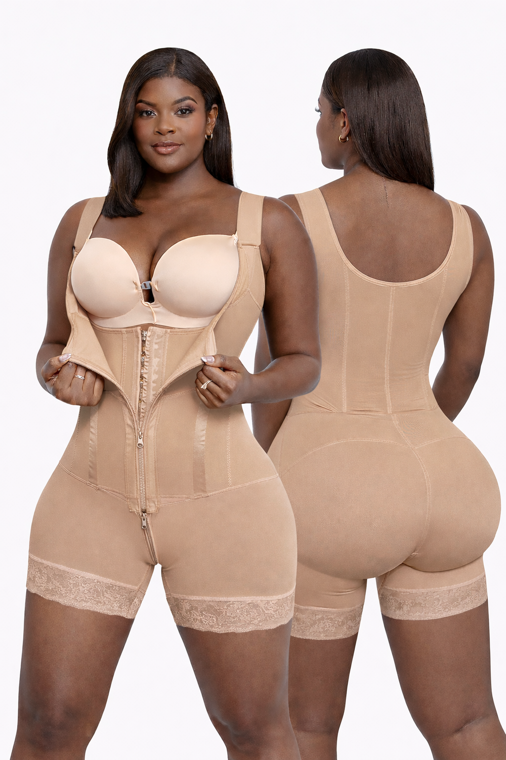 BellyTokes UltraSnatch Hook & Zipper Full-Body Shapewear - Image 2