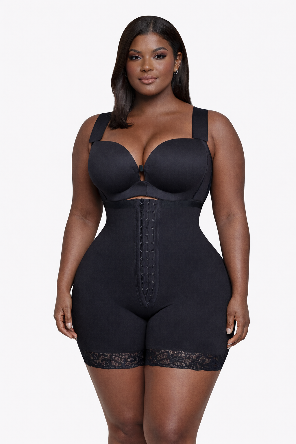 BellyTokes Ultra Sculpt Full-Body Shapewear with Wide Adjustable StrapsZipper Full-Body Shapewear